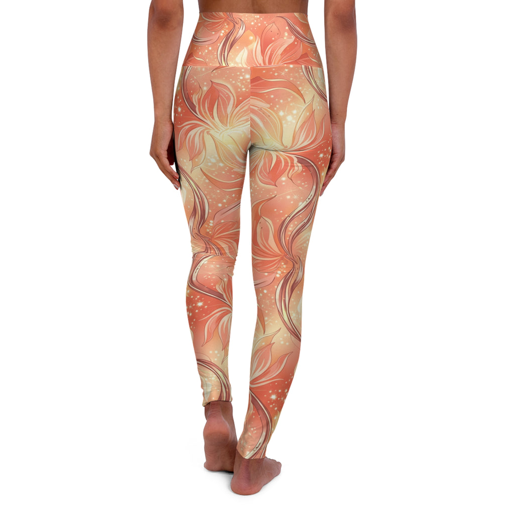High Waisted Yoga Leggings (AOP)