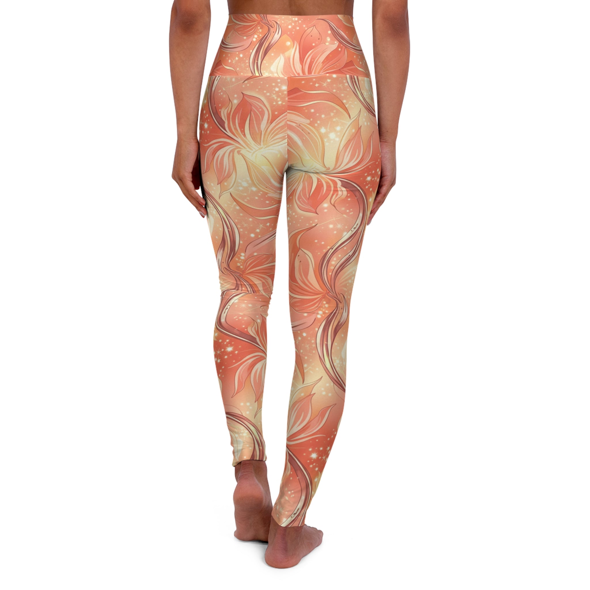High Waisted Yoga Leggings (AOP)