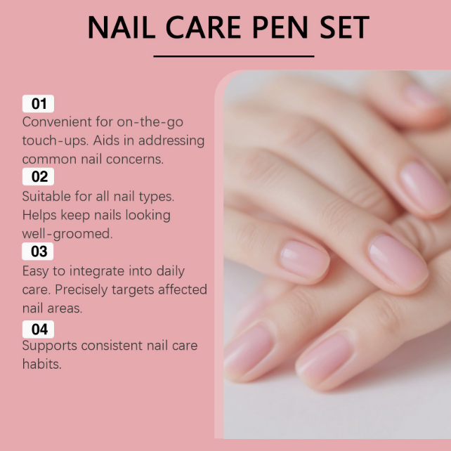 Gentle Nail Care Hands Feet Treatment Shiny Glossy Finish Easy to Use Daily Manicure