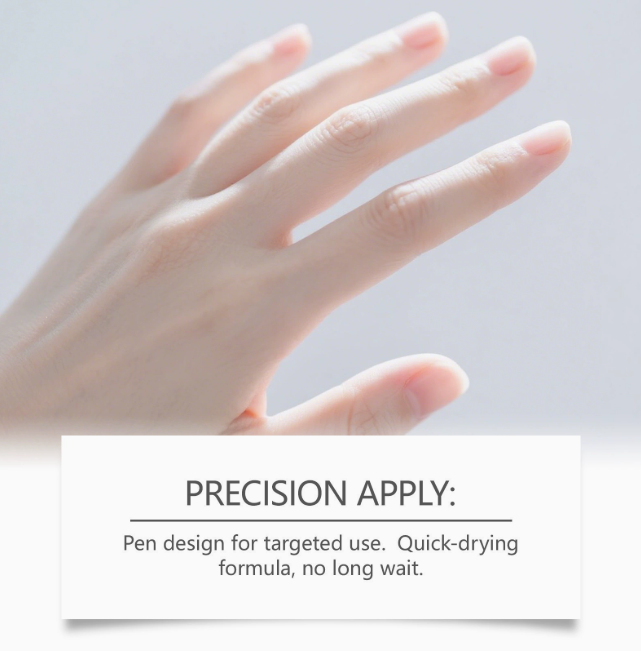 Gentle Nail Care Hands Feet Treatment Shiny Glossy Finish Easy to Use Daily Manicure