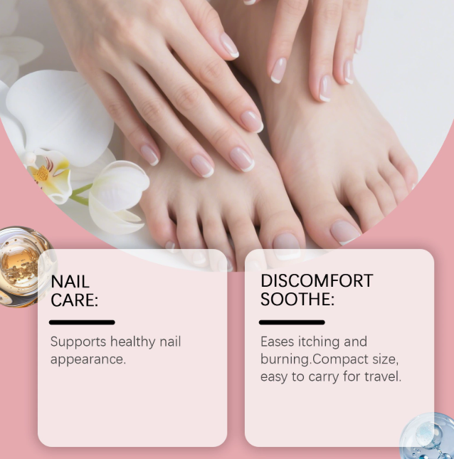 Gentle Nail Care Hands Feet Treatment Shiny Glossy Finish Easy to Use Daily Manicure