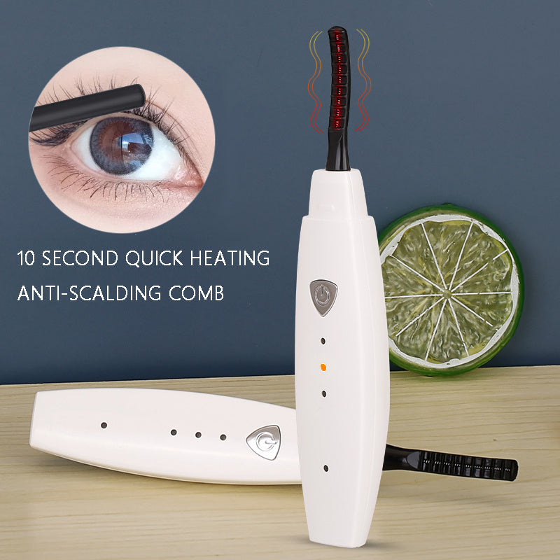 Electric Heated Eyelash Curler USB Rechargeable Eyelashes Curler