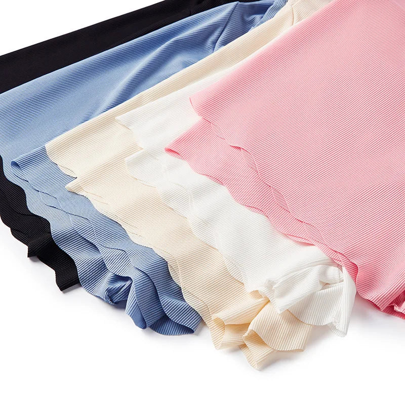 Soft Short Maternity Pants for Pregnant Women Summer High Waist Solid Breathable